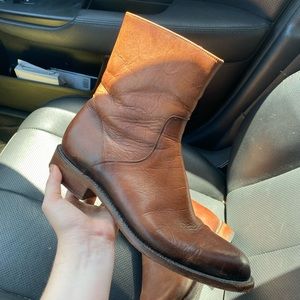 Lucchese Jonah Boots- Dark Brown